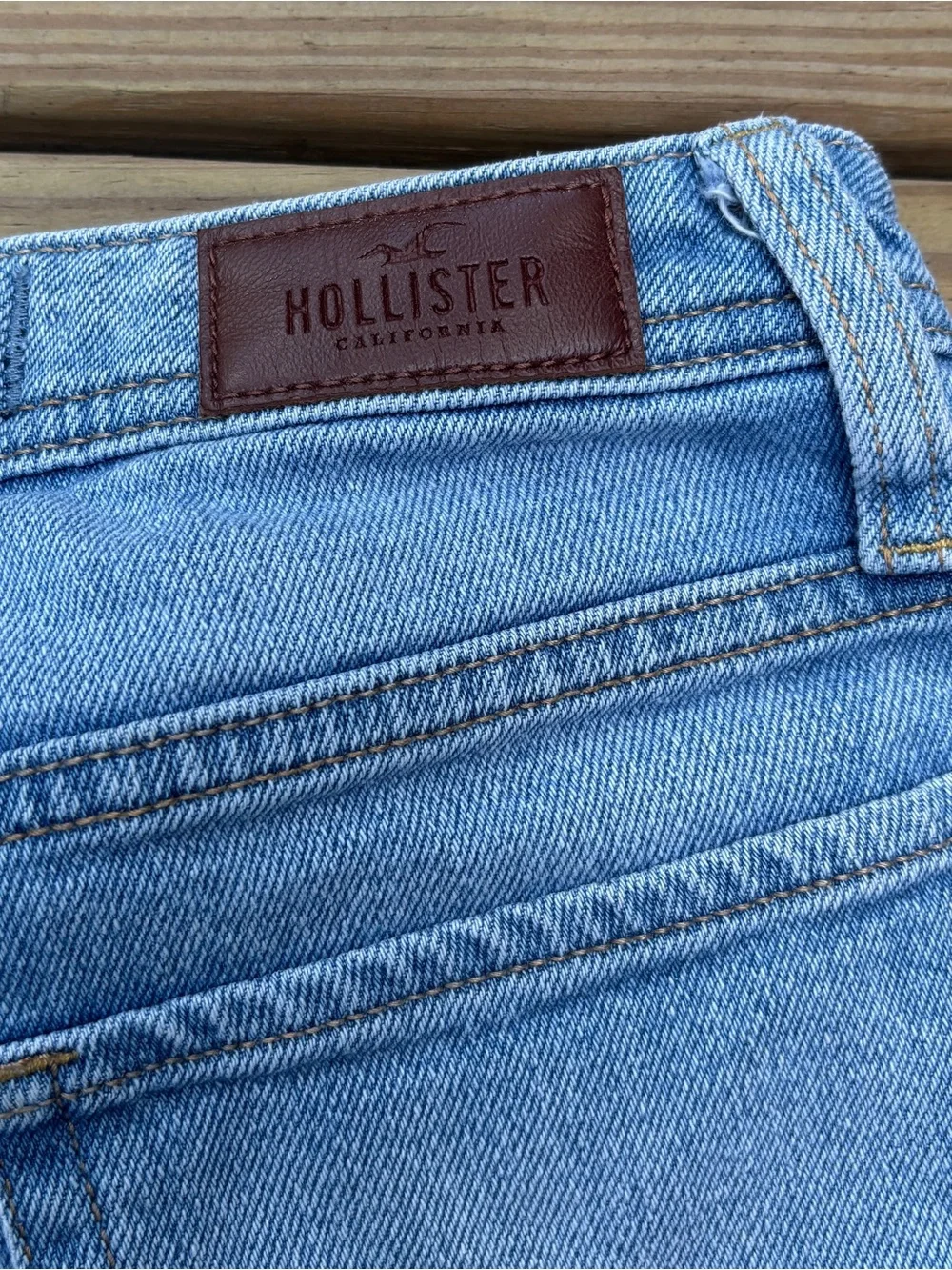 Hollister High-Rise Denim Shorts